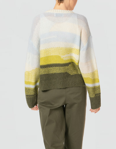 Marc O'Polo Pullover mit Landscape Optik Große Rabatte