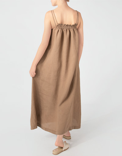 Replay Maxikleid aus reinem Leinen Bis zu 65% Rabatt