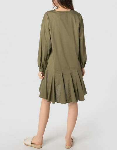 Marc O'Polo Kleid mit Godet Saum Kostenloser Versand international