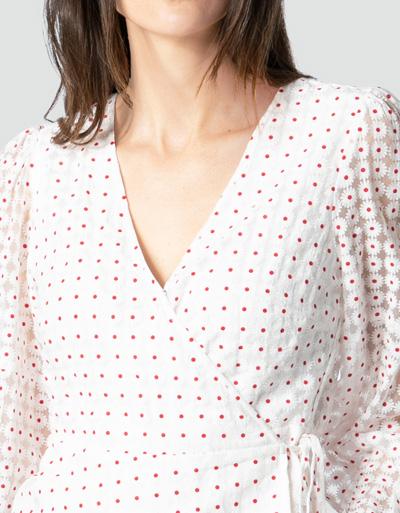 Freebird Wickelbluse im Flower Look Begrenzt auf 3 Tage