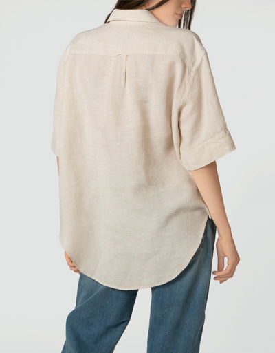 Gant Bluse aus reinem Leinen Black Friday Preise