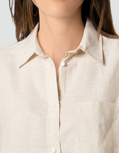 Gant Bluse aus reinem Leinen Black Friday Preise