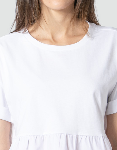 TWIN-SET Blusenshirt im Material Mix Verkauf