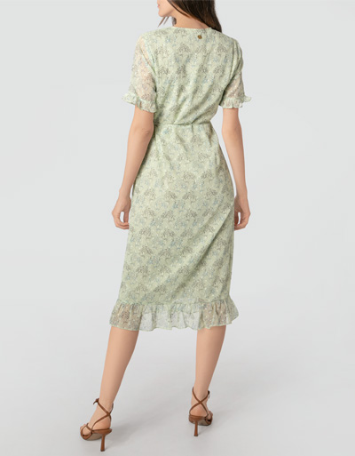 Freebird Wickelkleid mit Lurex Schlussverkauf
