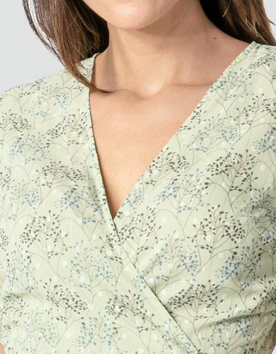 Freebird Wickelkleid mit Lurex Schlussverkauf