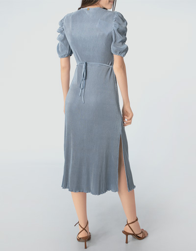 Freebird Plisseekleid im taillierten Schnitt Günstiger Verkauf