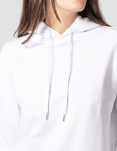 Tommy Hilfiger Hoodie mit Logo Stickerei Saisonschlussverkauf