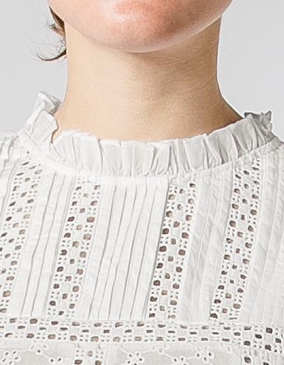 Replay Bluse mit Lochstickerei Tiefpreis