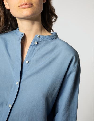 Marc O'Polo Hemdbluse im langen Schnitt 50% Rabatt mit kostenlosem Versand