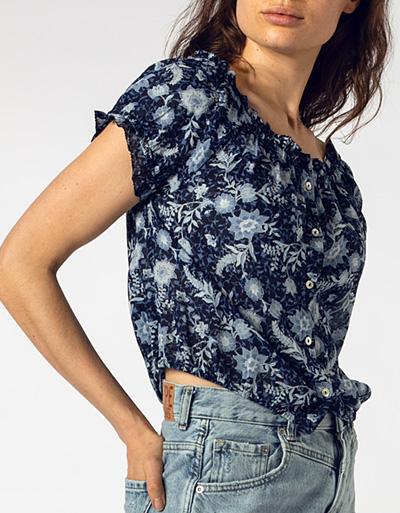 Pepe Jeans Bluse mit Rüschen Günstig kaufen