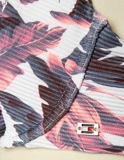 Tommy Hilfiger Balconette Top mit Tropen Print Saisonschlussverkauf