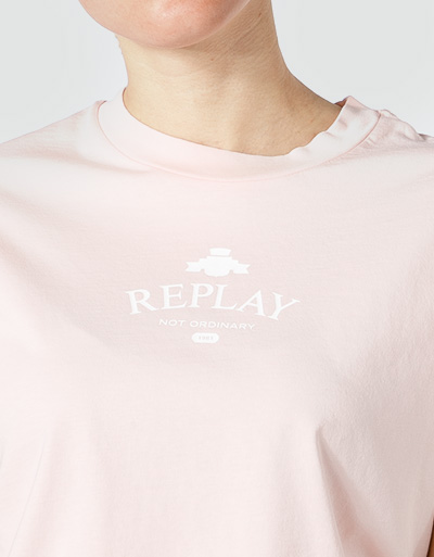 Replay T-Shirt aus Bio Baumwolle Online Outlet