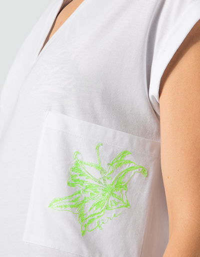 FIRE + ICE T-Shirt mit Brusttasche Sonderangebot der Fabrik