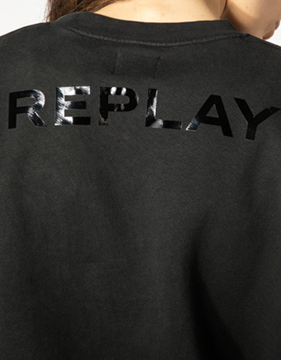 Replay Sweatshirt mit Nietendetails Bis zu 55% Rabatt