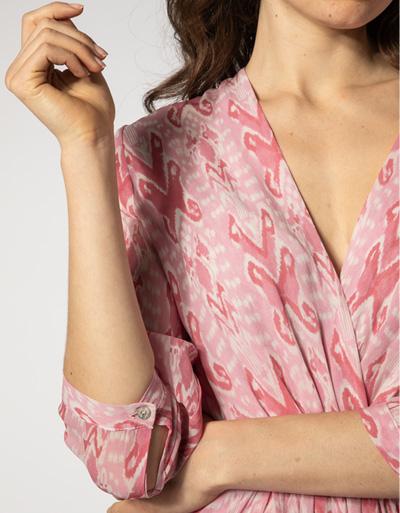 Replay Kleid mit femininen Details 50% Rabatt mit kostenlosem Versand