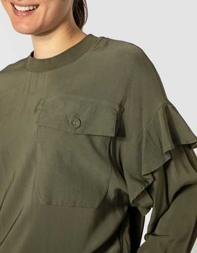 TWIN-SET Blusenshirt in italienischer Größe Outlet