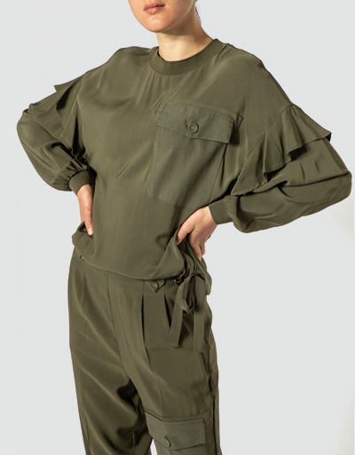 TWIN-SET Blusenshirt in italienischer Größe Outlet