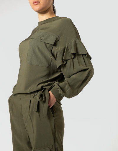 TWIN-SET Blusenshirt in italienischer Größe Outlet