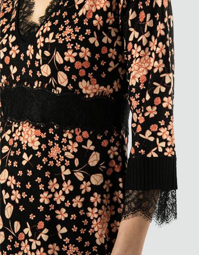 TWIN-SET Kleid mit Spitzendetails Sonderangebot
