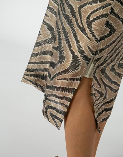 SECOND FEMALE Kleid mit Alloverprint Heißer Verkauf