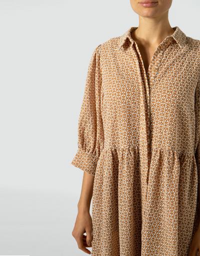 SECOND FEMALE Kleid mit Lochstickerei Top Angebot