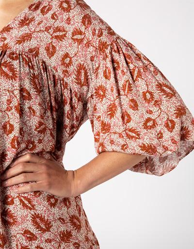 SECOND FEMALE Kleid mit Allover-Print Super Sparpreis