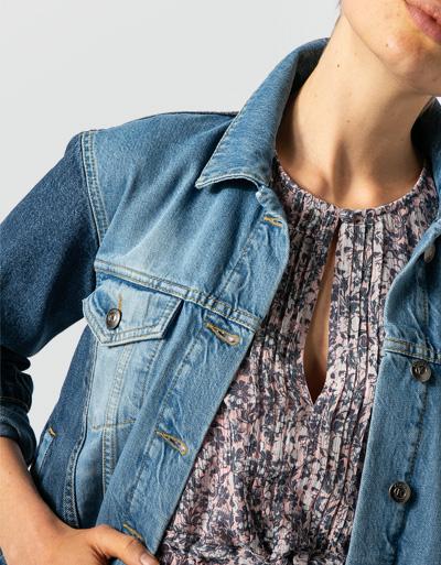 KOOKAI Jeansjacke in französischer Größe Sonderangebot der Fabrik