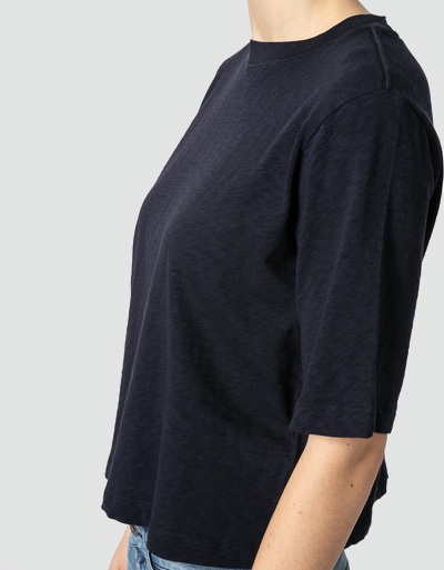 Marc O'Polo T-Shirt mit breitem Bündchen Hotsell