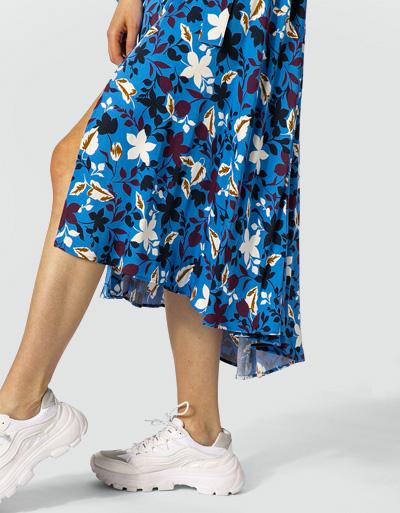 Marc O'Polo Kleid in Wickeloptik Schlussverkauf