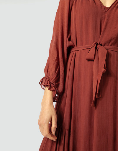 SECOND FEMALE Kleid aus Viskose Saisonschlussverkauf