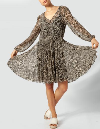 SECOND FEMALE Kleid mit Herzmotiven Black Friday