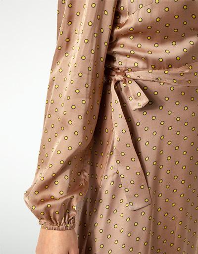 SECOND FEMALE Kleid im Wickel-Design Vatertagsangebot