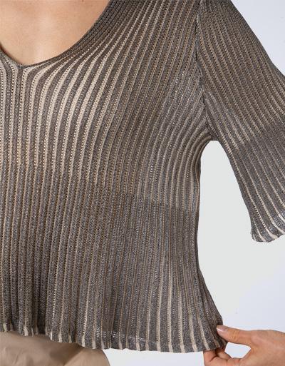 TWIN-SET Pullover aus schimmerndem Garn Bis zu 60% Rabatt