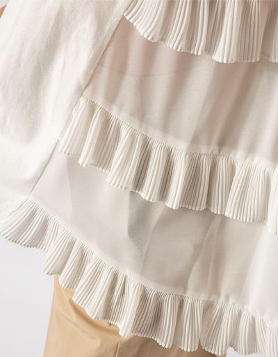 TWIN-SET Blusenshirt mit Rüschendetails Bis zu 65% Rabatt