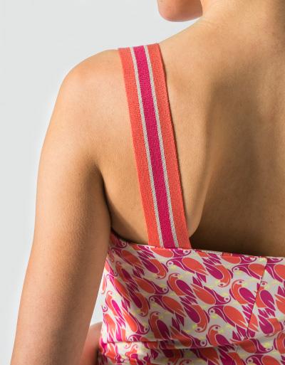 Laurèl Jerseykleid mit Papageien-Print Kostenloser Versand international