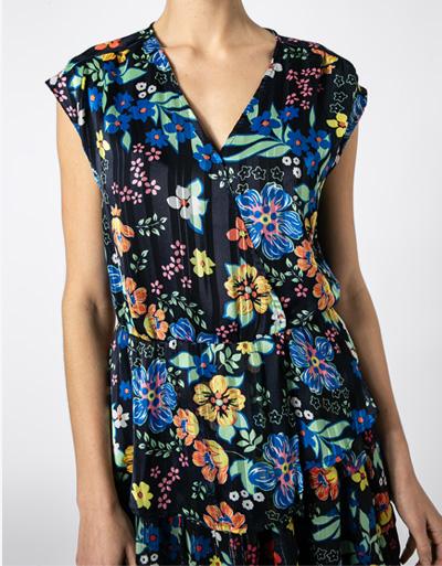Pepe Jeans Bluse mit Allover-Muster Online