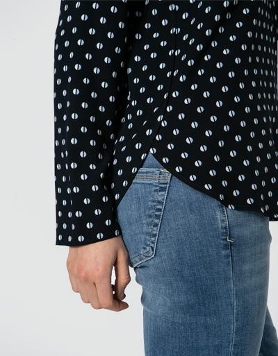 Marc O'Polo Blusenshirt mit Allover-Muster im Angebot