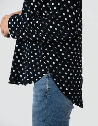 Marc O'Polo Blusenshirt mit Allover-Muster im Angebot