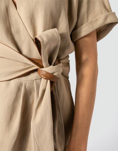 TWIN-SET Wickelkleid in italienischer Größe Großer Ausverkauf