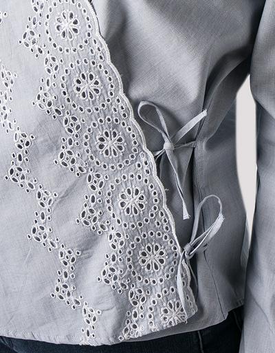 Gant Bluse mit Wickeltechnik Exklusivangebot