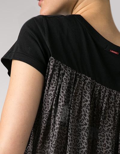 Replay T-Shirt mit Animalprint Neueste Mode