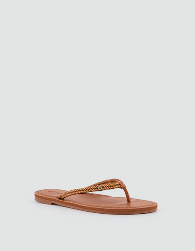 ROXY Zehensandalen mit geflochtenem Riemen Bestseller