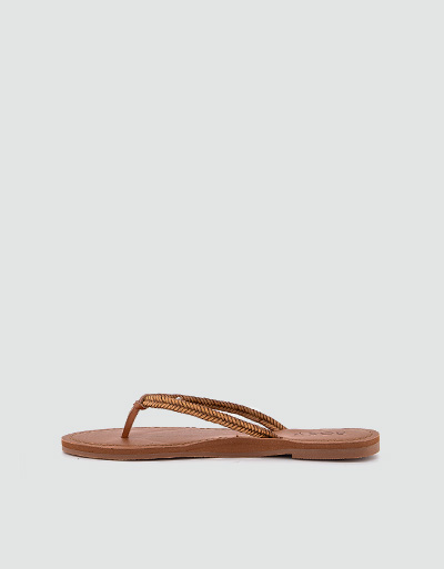 ROXY Zehensandalen mit geflochtenem Riemen Bestseller