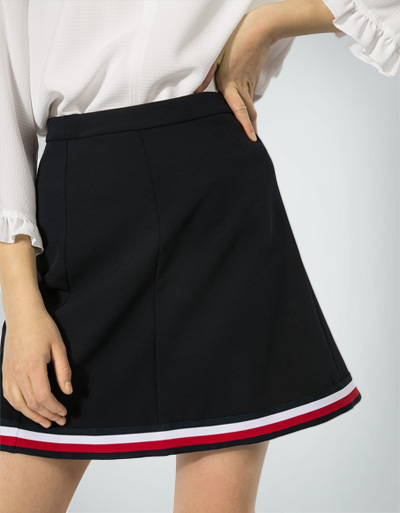 Tommy Hilfiger Rock im ausgestellten Schnitt Fabrikverkauf