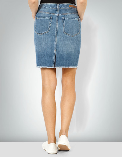 Tommy Hilfiger Jeansrock mit Fransenabschluss zollfrei