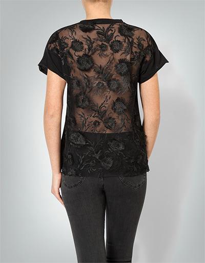 Replay Shirt mit Blumenapplikation Weihnachtsangebot