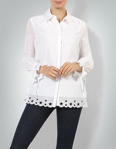 Tommy Hilfiger Bluse mit raffiniertem Saum Auslauf