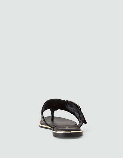 Tommy Hilfiger Zehensandalen mit Gold-Details Günstiger Verkauf