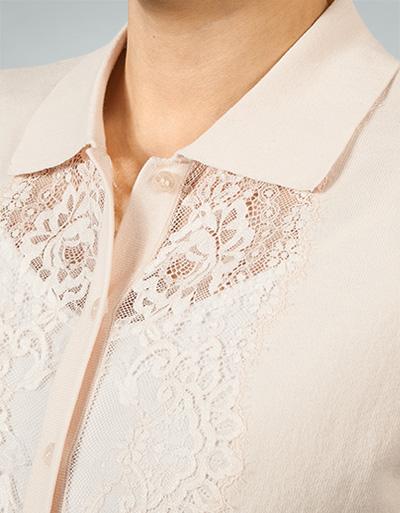 TWIN-SET Strickjacke mit Spitzen-Einsatz Bis zu 65% Rabatt