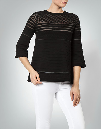 TWIN-SET Pullover mit transparenten Details Sonderangebot der Fabrik